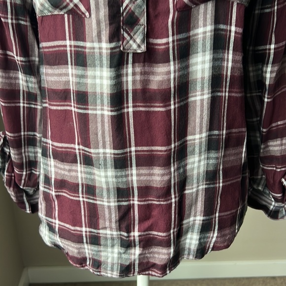 My Style Plaid 1/2 Zip Shirt - Picture 5 of 11